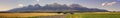 High Tatra mountains panorama Royalty Free Stock Photo