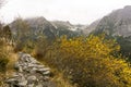 High Tatra mountains in Slovakia in autumn.