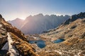 High Tatras mountain landscape at winter Royalty Free Stock Photo