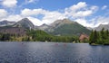 The High Tatras Mountains, Strbske lake, Slovakia, Europe Royalty Free Stock Photo