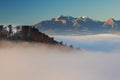 High Tatras from Pieniny Royalty Free Stock Photo