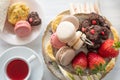 High Tea from Above Royalty Free Stock Photo