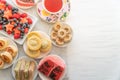 High Tea from Above Royalty Free Stock Photo