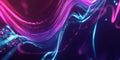 A high-tech abstract background featuring pulsing neon energy streams forming intricate glowing Royalty Free Stock Photo