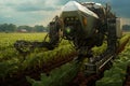 High-tech agricultural technologies. Generate Ai