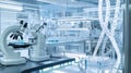 Advanced Robotics in an Automated Laboratory Focused on Gene Editing Operations with Sophisticated Machines and High-Tech
