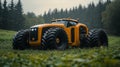 High-Tech Autonomous Tractor in Field Generative AI
