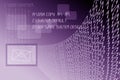 High Tech Background Lilac Royalty Free Stock Photo