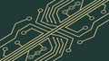 High-tech circuit board pattern, symbolizing digital innovation. vector design Generative AI Royalty Free Stock Photo