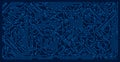 High-tech Circuit board vector illustration. Royalty Free Stock Photo