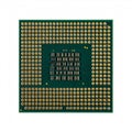 High-Tech CPU Processor with Gold Pins Isolated Royalty Free Stock Photo