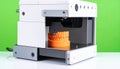 High-Tech 3D Printer Creating Dental Model Royalty Free Stock Photo