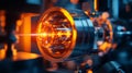High-Tech Diode in Laboratory Setting Focused on Tunnel Physics Royalty Free Stock Photo