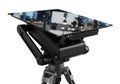 High-tech document camera with adjustable arm mounted on a sturdy tripod for presentations Royalty Free Stock Photo