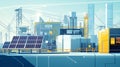 High-Tech Electrical Installation - Advanced Systems and Modern Technology