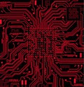 High tech electronic circuit board vector background Royalty Free Stock Photo