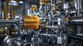 High-tech environment for advanced manufacturing processes in composite material science engineering facilities