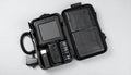 High-Tech Field Equipment in a Protective Case Royalty Free Stock Photo