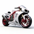 High-tech Futuristic 3d Hyosung Motorcycle On White Background Royalty Free Stock Photo