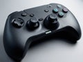 Ai generative, black high-tech controller game console, complete with buttons, soft joysticks. Royalty Free Stock Photo