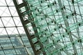 High-tech glass facade