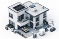 High tech home systems with secure home automation employ advanced electronic defenses and effective precision detection.