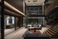high-tech home with voice controlled lights, thermostat, and shades