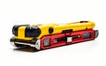 High Tech Leveling Tool on White Background