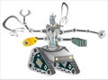 High tech military robots Royalty Free Stock Photo