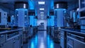 futuristic nanomaterials research laboratory Royalty Free Stock Photo
