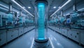 futuristic nanomaterials research laboratory Royalty Free Stock Photo