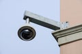 High tech overhead security camera Royalty Free Stock Photo