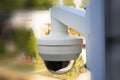 High tech overhead security camera video system Royalty Free Stock Photo