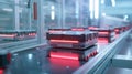 High-tech quality control for battery packs using automated sensors and monitors. Battery Pack Manufacturing Process