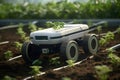 High-tech robots designed for agriculture Integrating robots with sustainable farming practices AI Generated