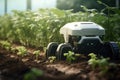 High-tech robots designed for agriculture Integrating robots with sustainable farming practices AI Generated