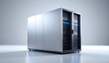 High-Tech Server Cabinet for Cloud Computing Royalty Free Stock Photo