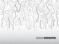High-tech technology background texture