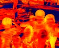 High-tech thermal image Royalty Free Stock Photo