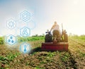 High technologies and innovations in agro-industry. Agricultural startup. Innovation. Automation and crop quality improvement.