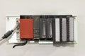 High technology and advanced equipment automatic Programmable Logic Controller PLC with module conversion adapter for industrial Royalty Free Stock Photo