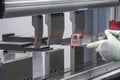 The high technology hydraulic press brake bending machine control by laser system