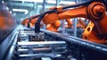 The high technology material handling by robotic system