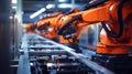 The high technology material handling by robotic system
