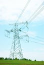 High-tension line Royalty Free Stock Photo