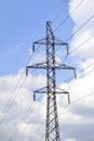 High-tension power line Royalty Free Stock Photo