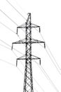 High-tension power line Royalty Free Stock Photo
