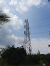 High Tension Power Lines through jungle