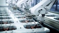 High-throughput robotic systems: Laboratory automation for efficiency.AI Generated Royalty Free Stock Photo