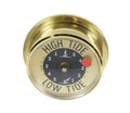 High Tide meter Royalty Free Stock Photo